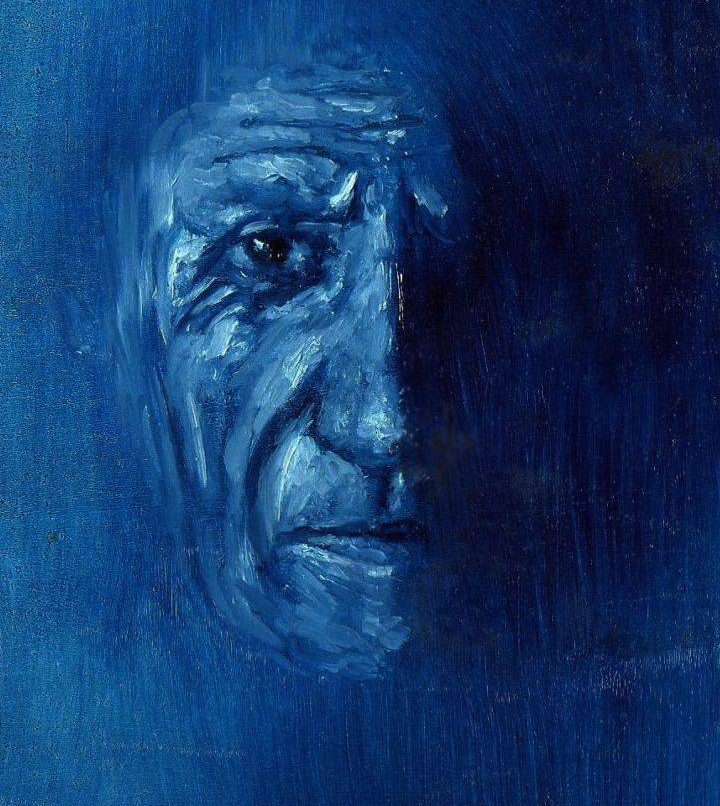 The blue period of Pablo Picasso